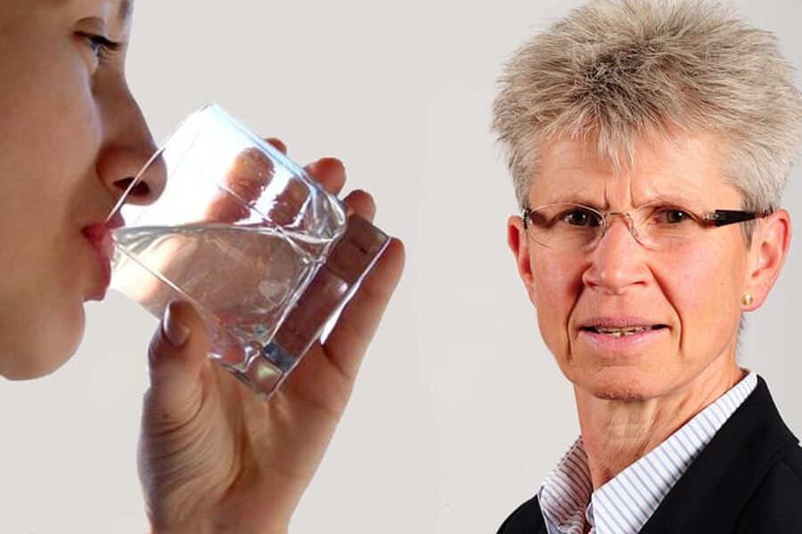 Tilsynsdirektør Kristina Landsverk i Mattilsynet: -Vi er ikke fornøyd med tilstanden. Portrettfoto: Mattilsynet/Fotomontasje: VVSforum.