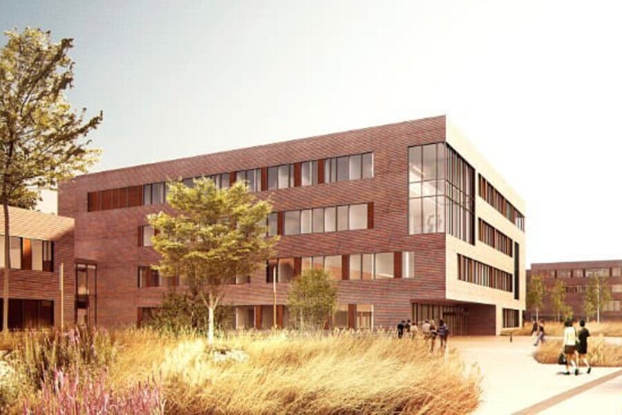 Slik skal nye campus Ås skal se ut.  Foto: Universitetet i Ås