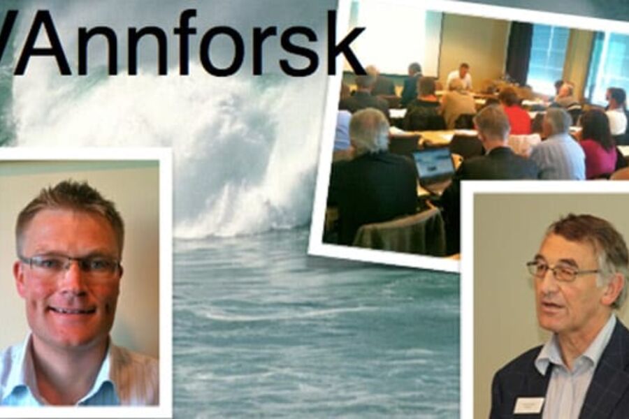 Kjetil Furuberg, som er sekretær i VAnnforsk forteller at VAnnforsk kommer til å satse aktivt fremover. Foto: vannklynge