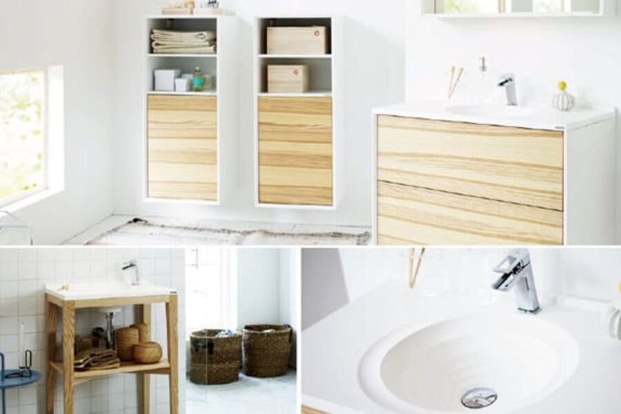 Vedums nye baderomsserie Art er minimalistisk og stilren.