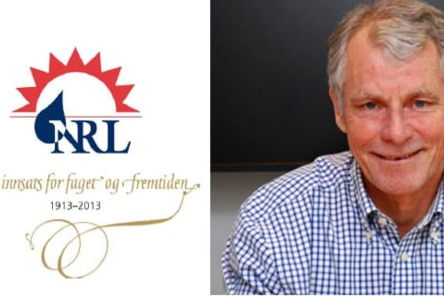 Daglig leder i Norsk Varmeteknisk forening, Rolf Blaker hyller i den artikkelen 100 -års jubilanten NRL