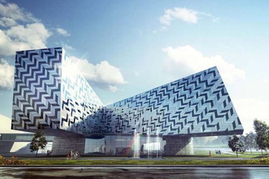 Clarion Hotel Energy Stavanger. Illustrasjon: Snøhetta