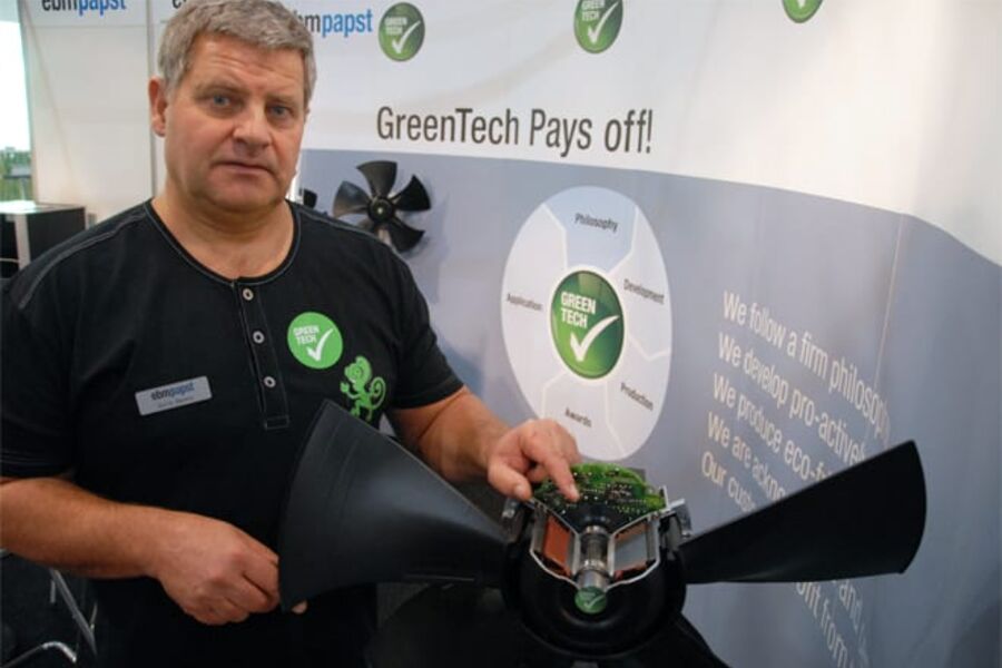 Daglig leder Gorm Benno i ebmpapst as. Foto: Per Henriksen.