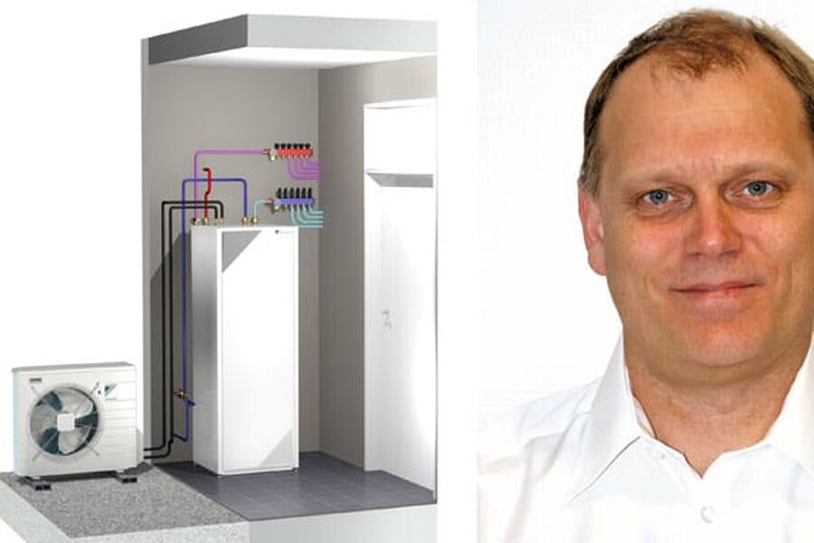 Daikin Althermas energimåler leveres ferdig fabrikkmontert i anlegget og krever ikke fordyrende tilleggsutstyr eller programvare. 