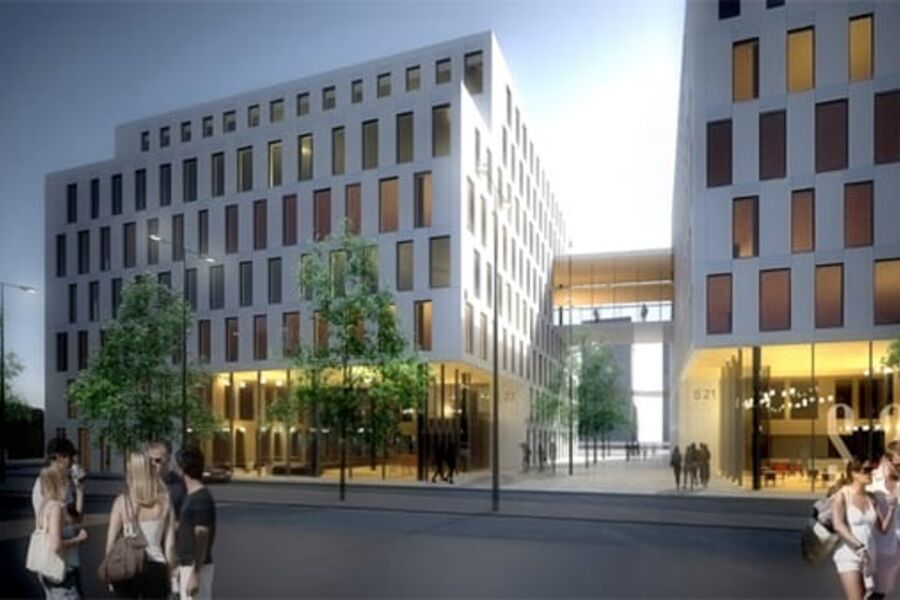 I Schweigaardsgate 23 samler NSB alle sine aktiviteter I et bygg på rundt 15.000 kvadratmeter. Foto: Skyscrapercity