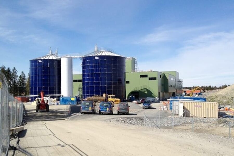 Biogassanlegget representerer et viktig ledd for behandling av matavfall fra Oslos husholdninger. Foto: Oslo kommune