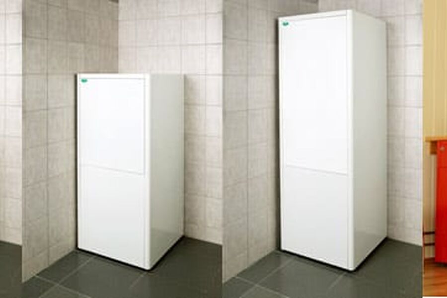 Ferrolux finnes i størrelsene 92-120-200-300 liter. Den minste versjon på 92 passer perfekt inn i både kjøkken- og vaskeromsinnredninger.