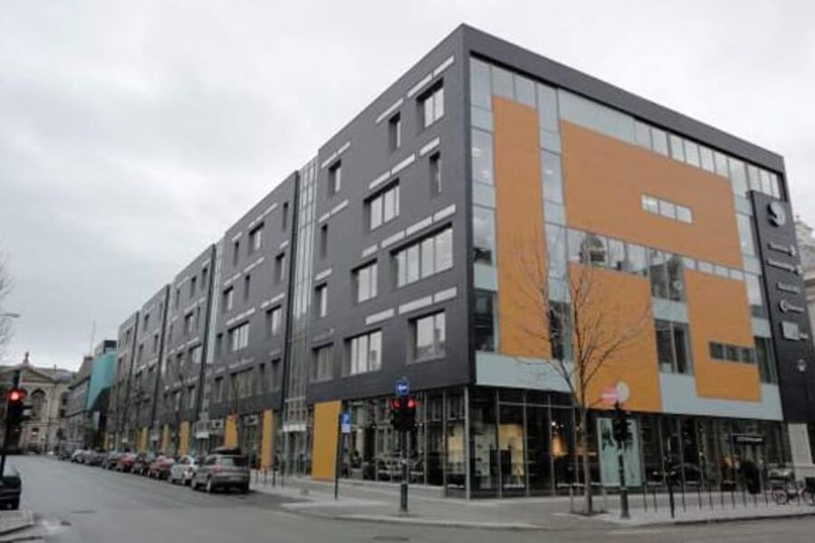 Sparebank 1 SMN i Trondheims forholdsvis nye bygg kan vise til gode energimålinger