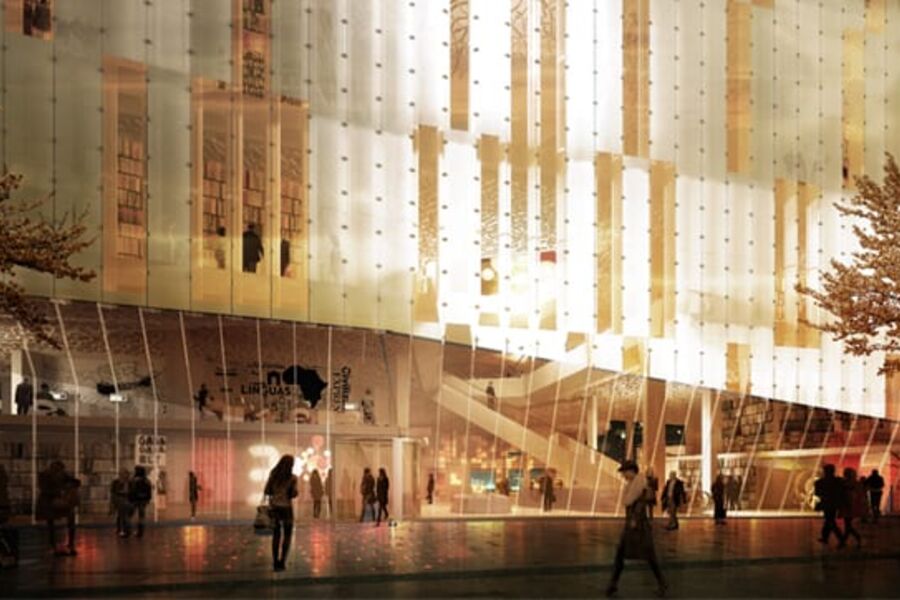 Nye Deichmanske Hovedbibliotek i Oslo blir en energi-ener