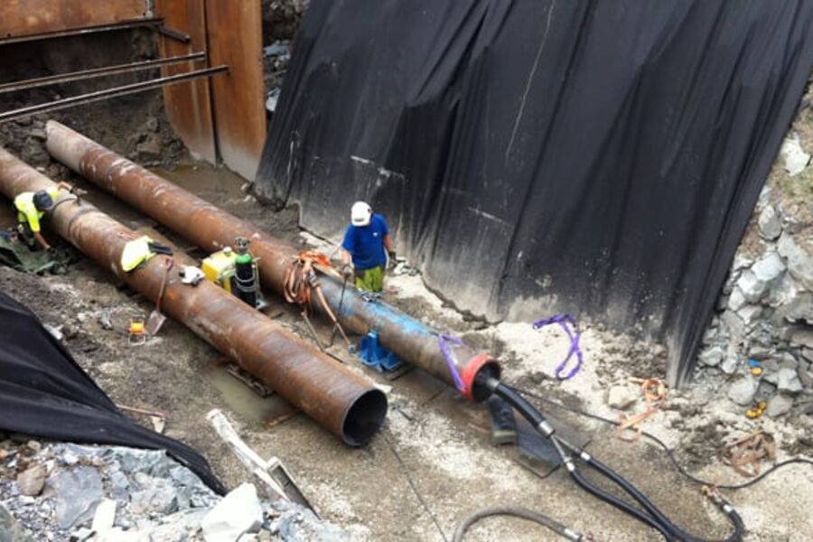 Det er store diemsjoner man jobber med. Illustrasjonsfoto