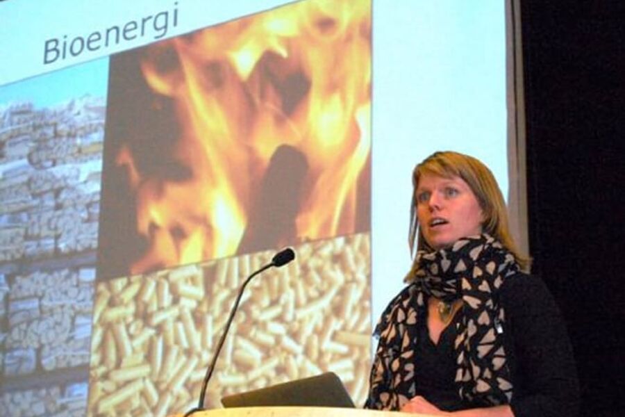 Statssekretær Ane Hansdatter Kismul  - Vi har en rekke virkemidler for å stimulere til energiomlegging og økt bruk av bioenergi. Foto: Ragnar Semundseth/OED.