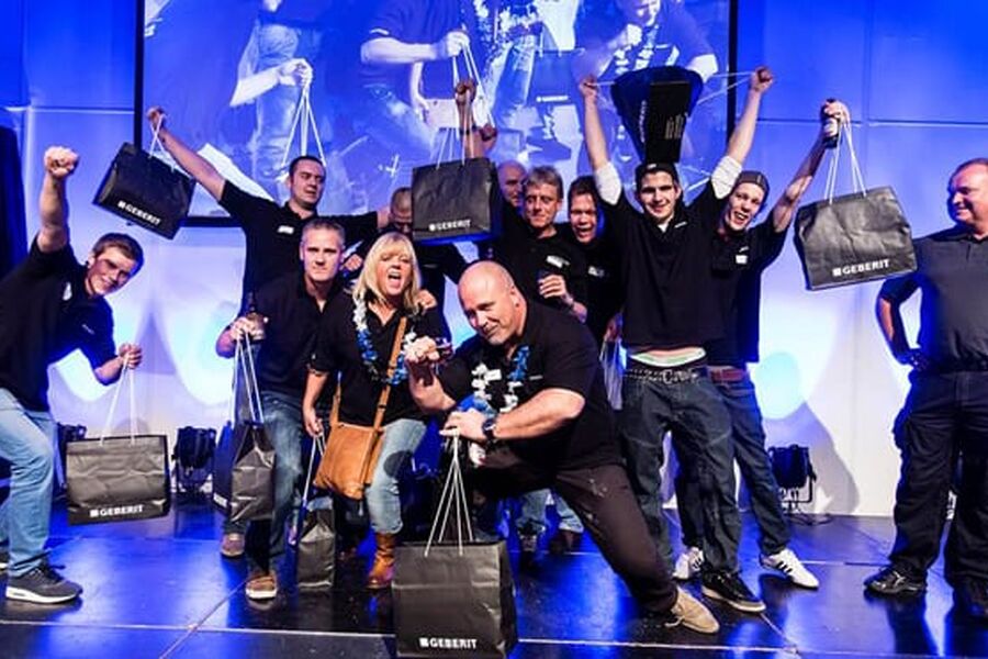 Det ble ikke holdt noe tilbake i feiringen etter at seieren var et faktum for både heiagjeng og selve konkurransen.