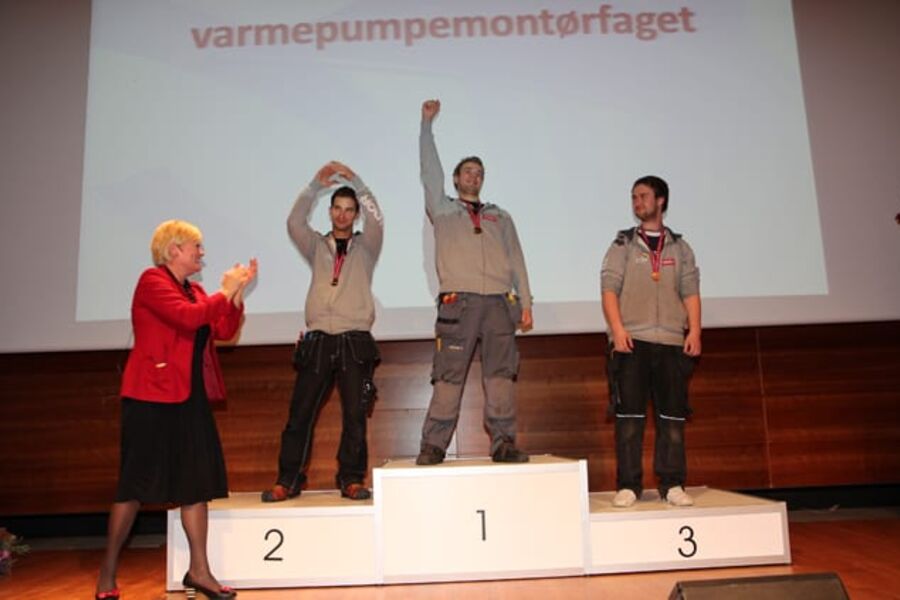 Tom Niclas Pedersen (19) er Norgesmester i kulde- og varmepumpefaget!