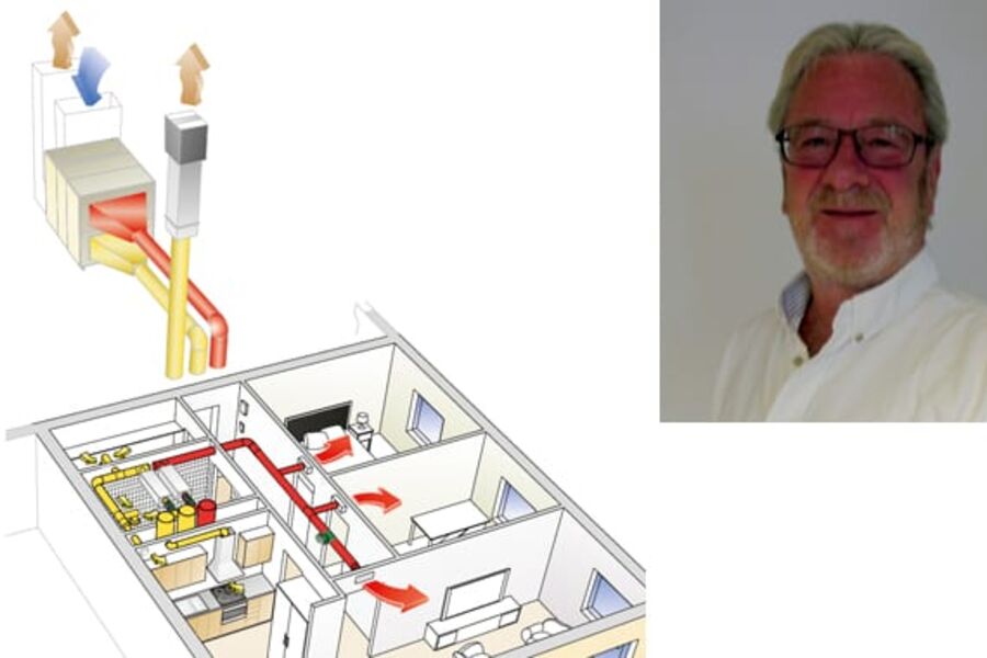 - Ventilasjonsproduktet er tatt fram for å tilfredsstille både de strenge energikravene og gi nok luft av god kvalite, sier Harald Vidnes