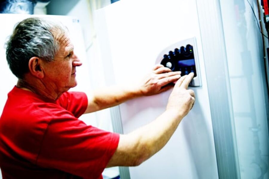 Avanserte varmepumper er blitt vanlig i nye boliger (Foto: Varme & Bad, Fredrik Ringe).