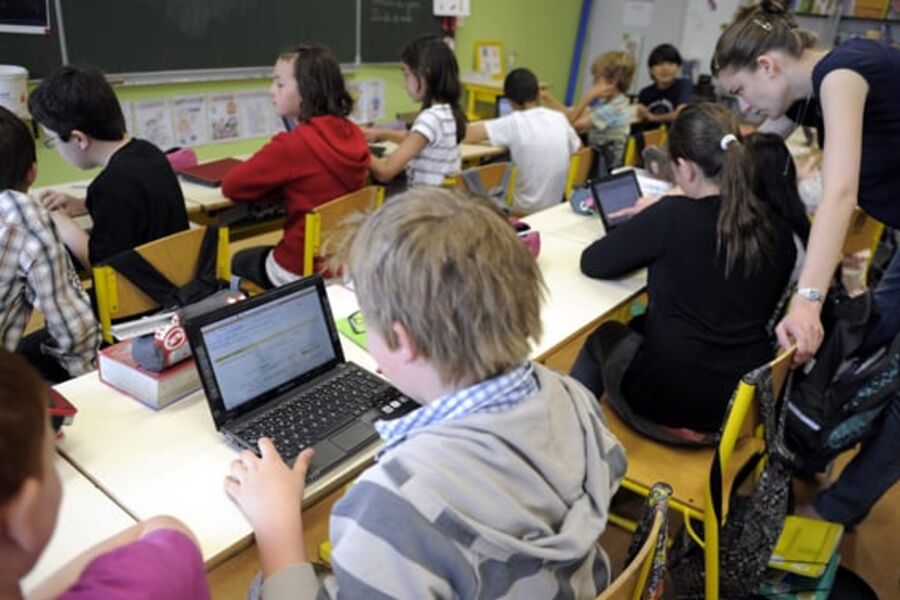 Mange skoleelever puster i dårlig luft (Foto: Colourbox).