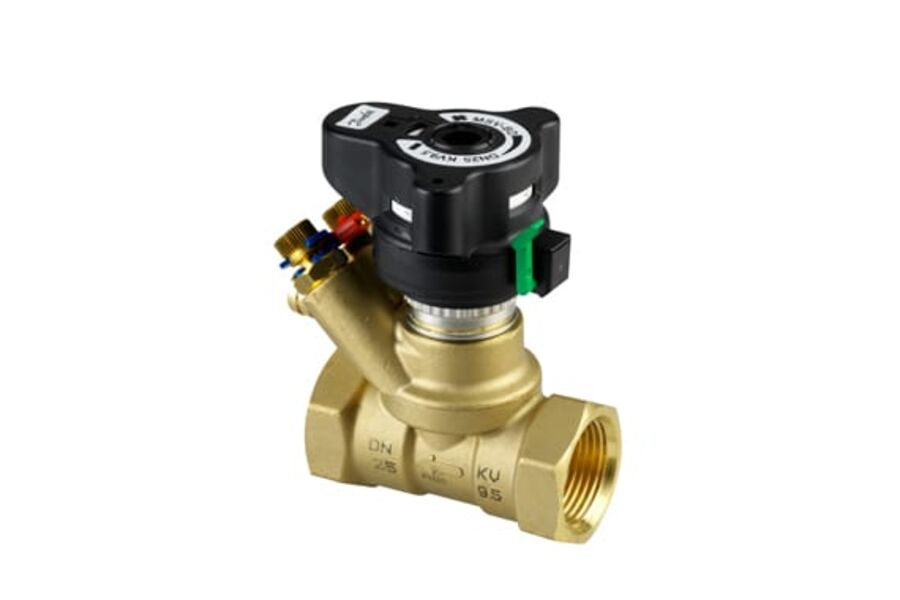 Den manuelle strupeventilen MSV-BD Leno kan brukes i alle typer varmeanlegg og kjøleanlegg over en viss størrelse