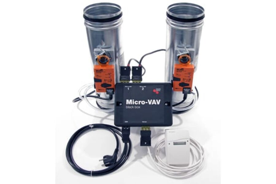 De to kablingssystemene heter Micro-VAV Control White, og Micro-VAV Control,Black. Nyheten presenteres for første gang i dag under VVS-dagene