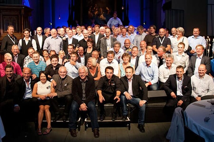 Over 100 deltakere var samlet til sosial og faglig input på Mibas forhandlertreff på Gardermoen. 