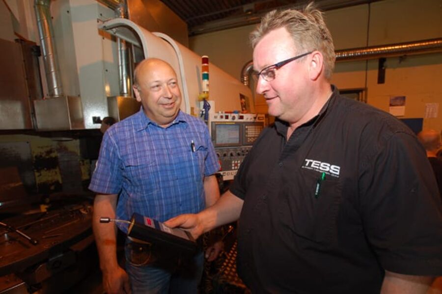 Gutta i verkstedet ba om bedre luft. Og fikk det. Alle foto: TESS