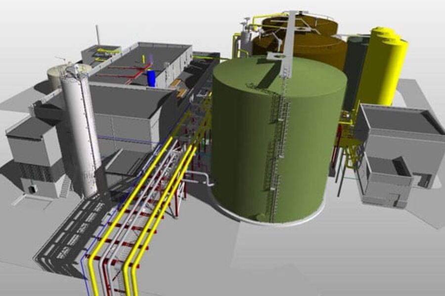 Anlegget blir Norges hittil største innen reduksjon av organisk avfall.

