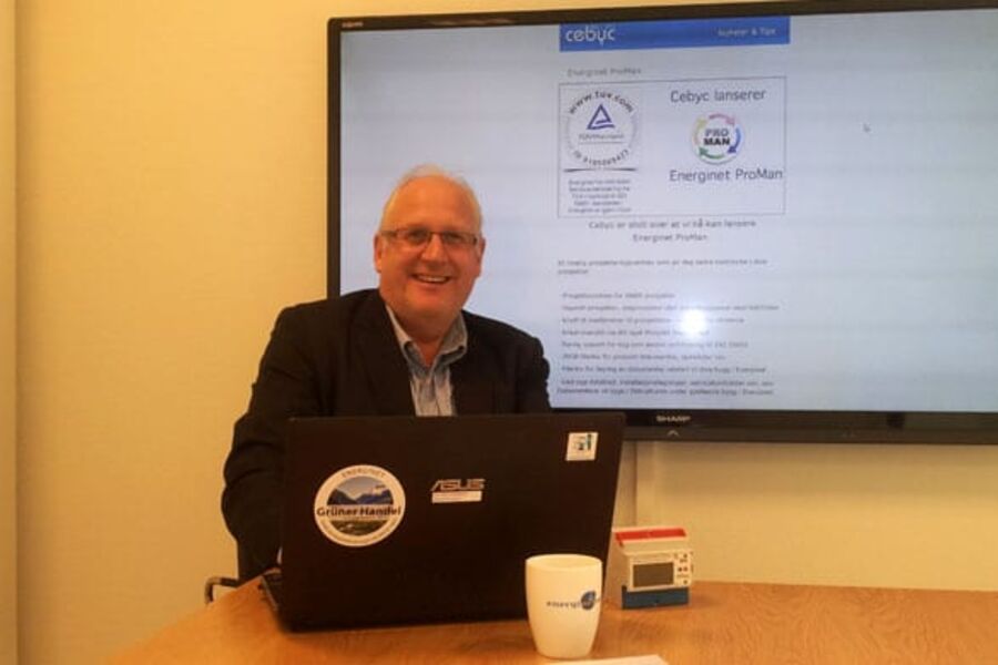 - Vi tilbyr markedet det mest komplette energioppfølgingssystemet med den beste ROI (kost/nytte). Det er slik våre kunder skal ha det, sierr Øyvind Ludvigsen i Cebyc AS.