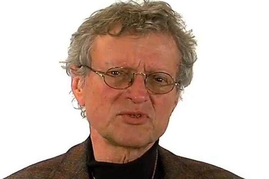 Sverige: Arkitekt og passivhusekspert Hans Eek i Passivhussentrum benytter Internett som foredragsmedium. Bilde fra foredrag i sommer.