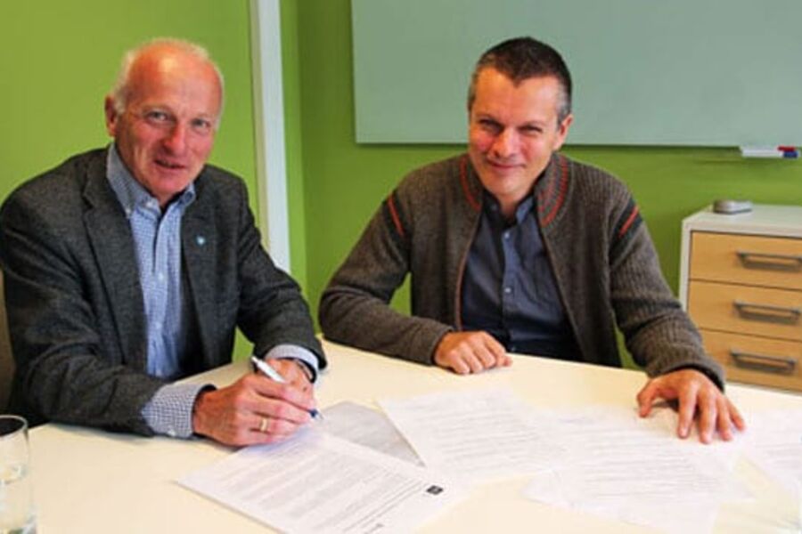 Einar Melheim i Norsk Vann ( til venstre ) påpeker at det nå må tas et skikklelig grep for å rekruttere nye ingeniører til VA-sektoren.