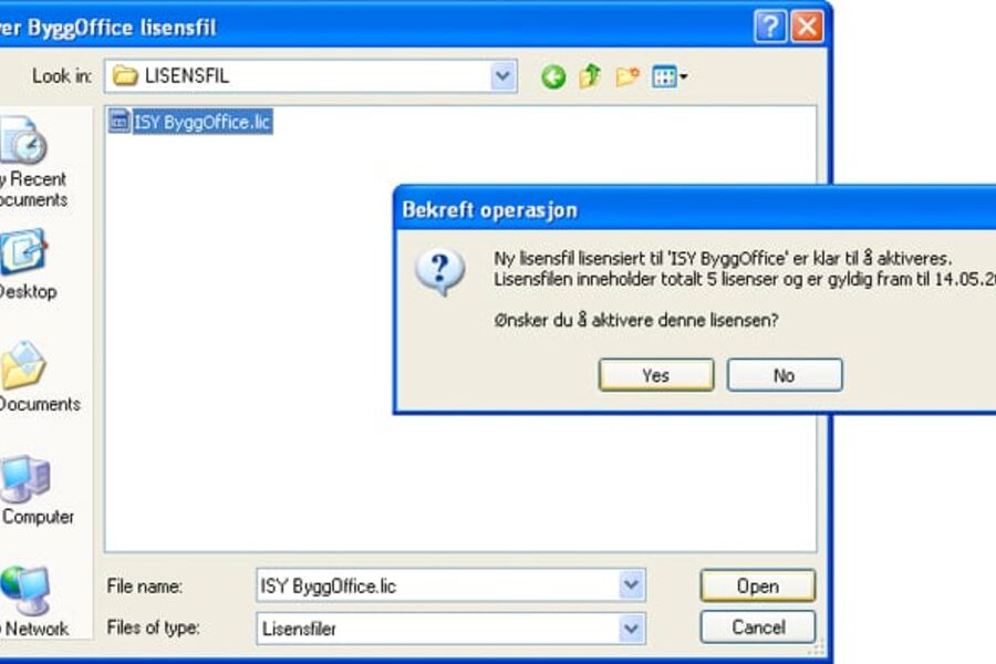 BackeGruppen anskaffet ISY ByggOffice for fire år siden. 