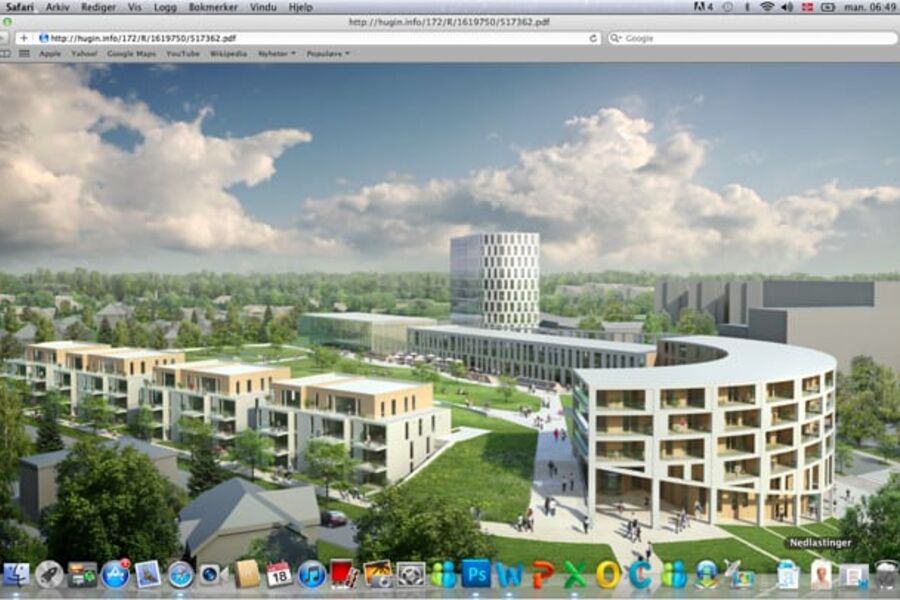 Hamar: Det skal bygges nytt kjøpesenter på tomten etter ærverdige Hamar Stadion. 