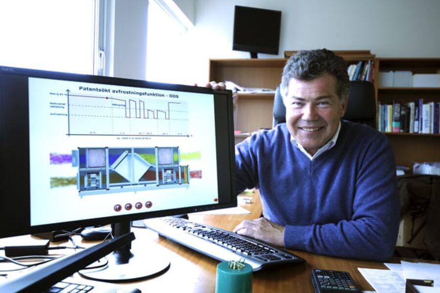 - Vi bruker mye tid på å besøke miljøer som jobber med ventilasjon, sier daglig leder Svein Ø. Solvik i Noram Produkter AS. Foto: Per Henriksen