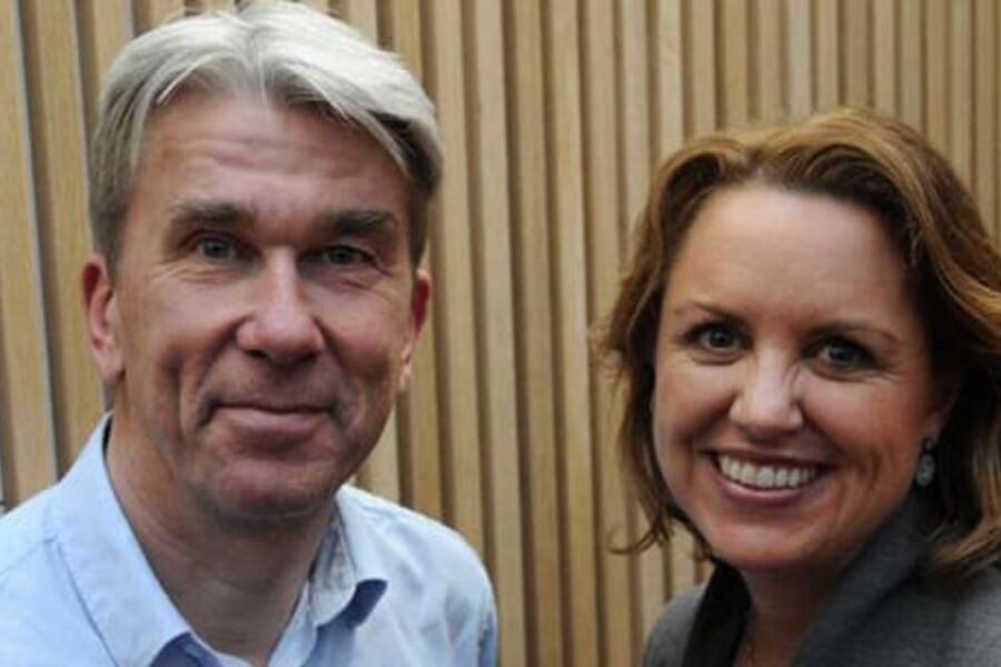 Morten Engh ble nylig gjenvalgt som styreleder i RIF. Her sammen med adm. direktør i RIF, Liv Kari Hansteen.