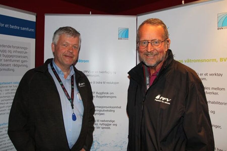 Daglig leder i fagrådet for våtrom Cato O.Karlsen og koordinator og møteleder for våtromsdagene Johnny Almvang var svært tilfreds med årets fagdager. 