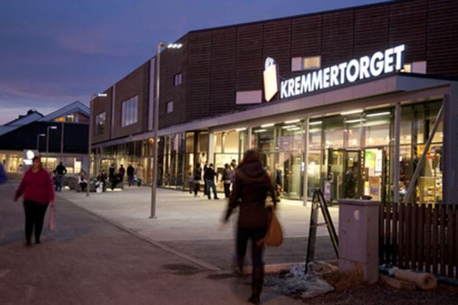 Kremmertorget kjøpesenter på Elverum. Foto: Sektor