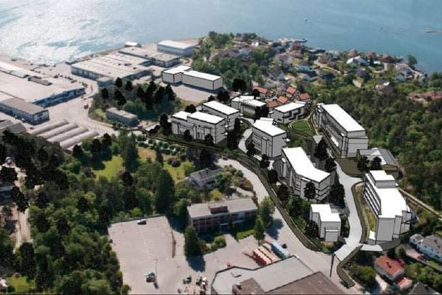 Byggeprosessen starter i løpet av høsten 2012, og leilighetsbyggene vil stå ferdigstilt i slutten av 2013. 
FOTO: Trollvegg Arkitektstudio 
