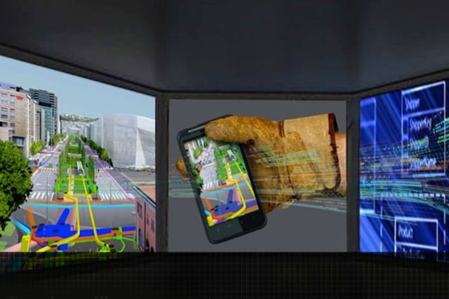 Illustrasjon av bruk av Novapoint VA. (Vianova Systems).