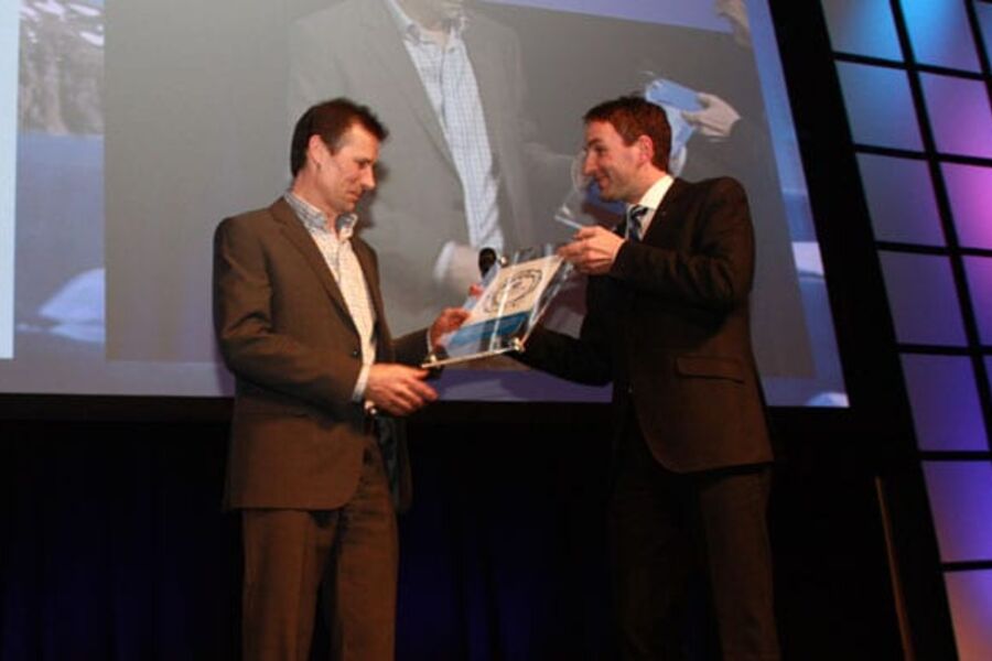 Ben Schreier, daglig leder i Nore VVS i Oslo ble årets VB Ambassadør