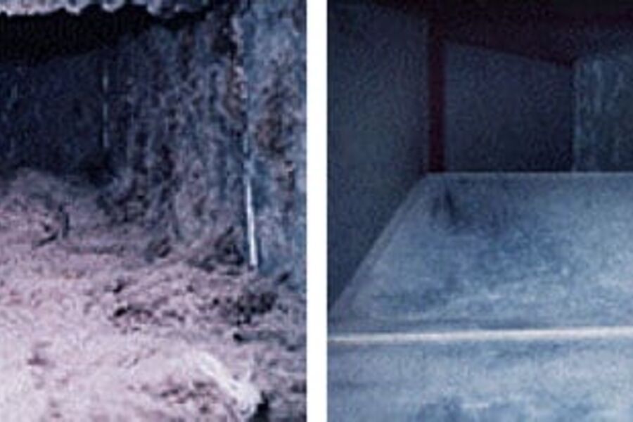 Skitne kanaler bør rengjøres først og teknikken er forebygging. Mangelfull rengjøring gjør som man vet spredningen av mold i ventilasjonskanaler mer risikobetont , og er ideelle områder for vekst av kolonier av bakterier og virus.