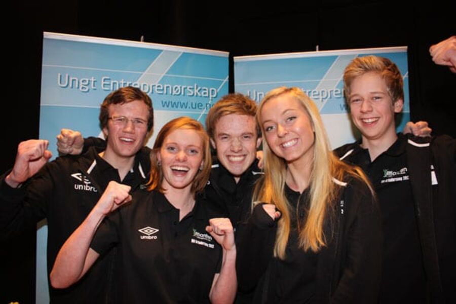 Vinnerlaget fra Atlanten videregående skole.