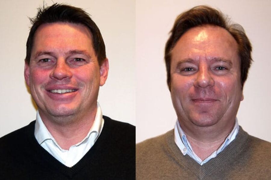 Frode Bergheim og Knut Jensen har nylig begynt hos Danfoss Heating Solutions.