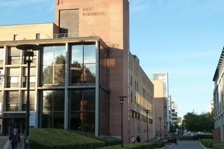 Norges Musikkhøgskole tegnet av Lille Frøen Arkitektkontor.