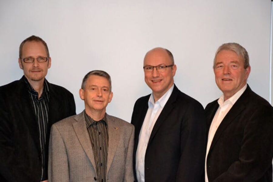 Ole Petter Valle ( daglig leder Pyramide., Hans Abel Hiorth ( Styreformann Pyramide) Tor Helge Indrebø divisjonsleder divisjon Vest, og Paul Henriksen, regionsleder Rogaland