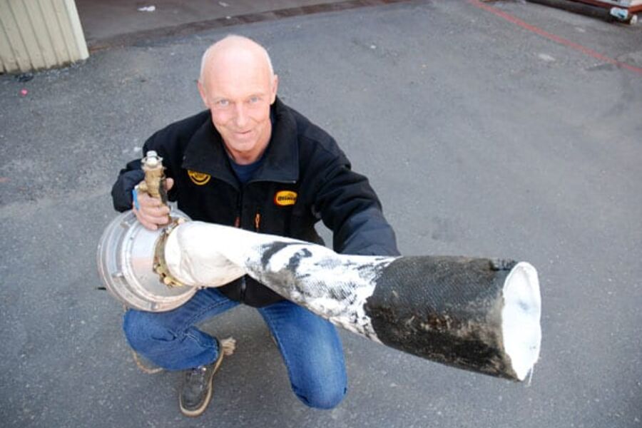 Endelig er den armerte foringen for vannledninger godkjent, og kan nå settes i produksjon, sier driftsleder for utvikling hos Olimb AS, Rolf Dalby.