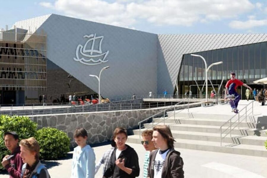 Byggeprosjektet Jekta Storsenter er det hittil største for Consto så langt. (Illustr. Consto)