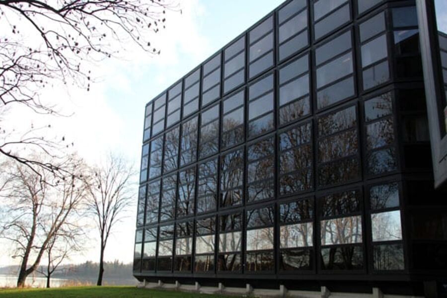 Bilde av bygg på Kjørbo i Sandvika. Foto: Entra Eiendom