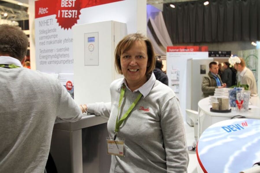 Marketingsjef Inge Lehmann i Danfoss Heating Solutions synes Bygg Reis deg i år, var en kjempegod messe for de.
