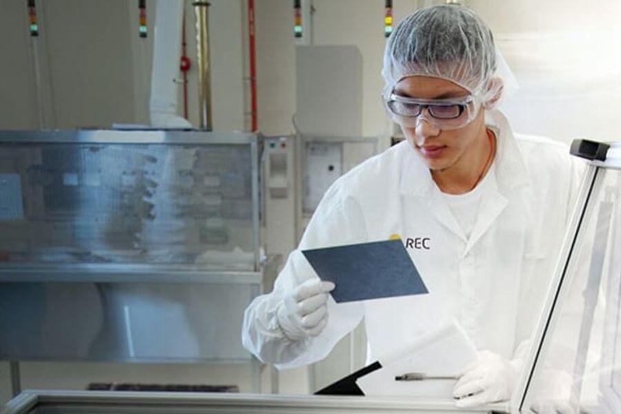 REC har fabrikker i Moses Lake og Butte (USA), Glomfjord, Herøya, Narvik og Singapore. Foto: Rec