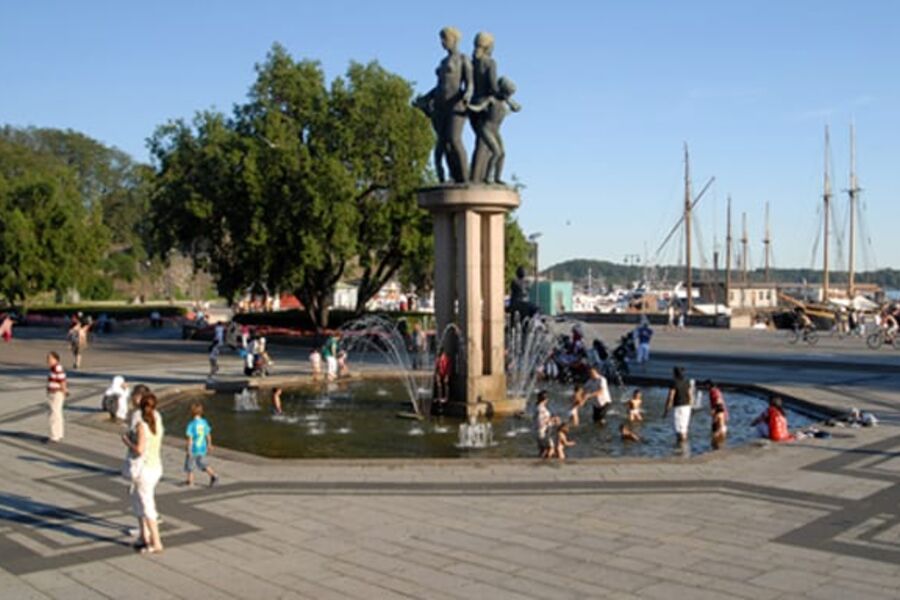 Illustrasjonsfoto av Rådhusplassen i Oslo.