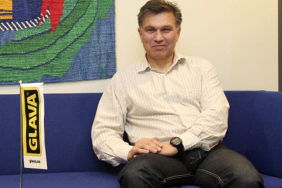 Markedsdirektør Tore Bjerkeli i Glava melder at de nå har skiftet ut Litex våtromsplater til fordel det tyske merket Wedi.