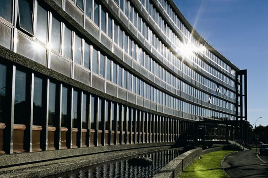 Etter moderniseringen er NVE-huset er blitt et svært energieffektivt bygg (energimerke B), noe som er bedre enn de fleste nybygg.